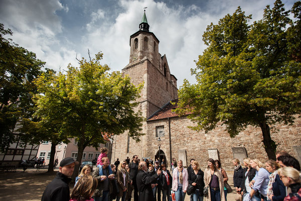 In der Magnikirche fand die erste Taufe in deutscher Sprache in Braunschweig statt. (Wird bei Klick vergrößert)